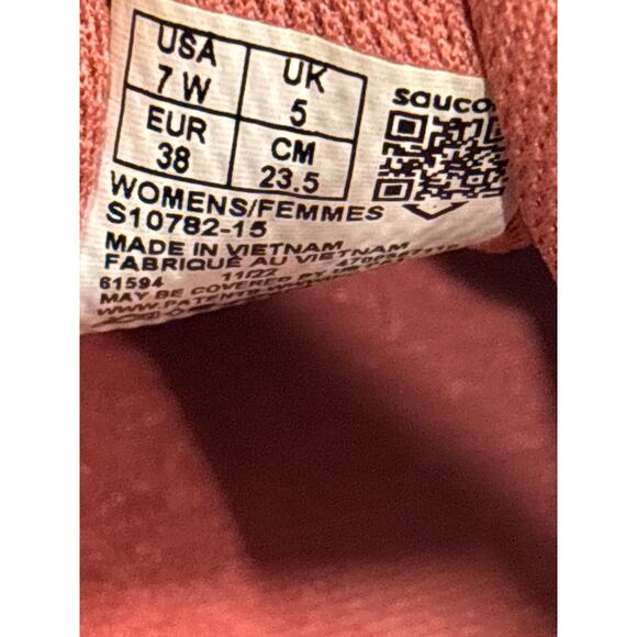 Saucony Cohesion 16 Women Sneakers 7W Gray Jogging Running Walking Trainer Shoes - Picture 6 of 7